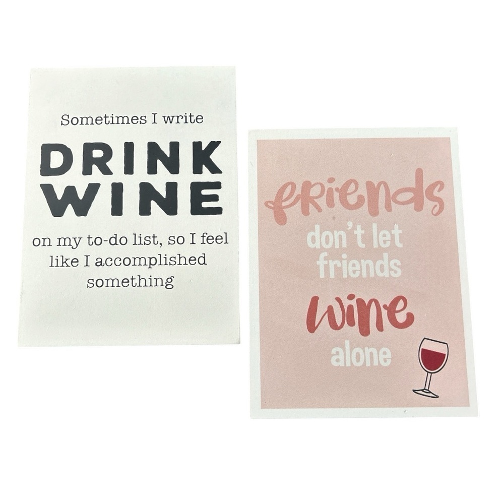 Set of 2 Wine-Themed Wall Art Prints | New | Kitchen/Bar Decor